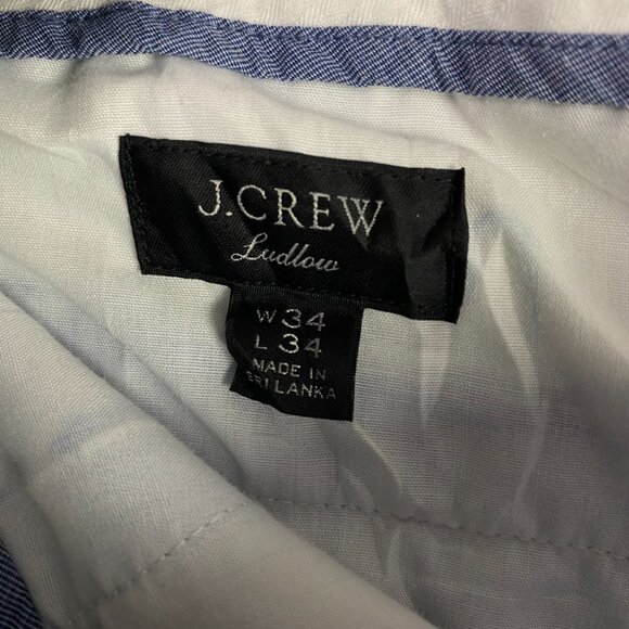 J. Crew Light Blue (Baby Blue) Chinos { Fits 33 Waist } - Picture 7 of 14